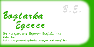 boglarka egerer business card